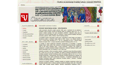 Desktop Screenshot of croatica.hr
